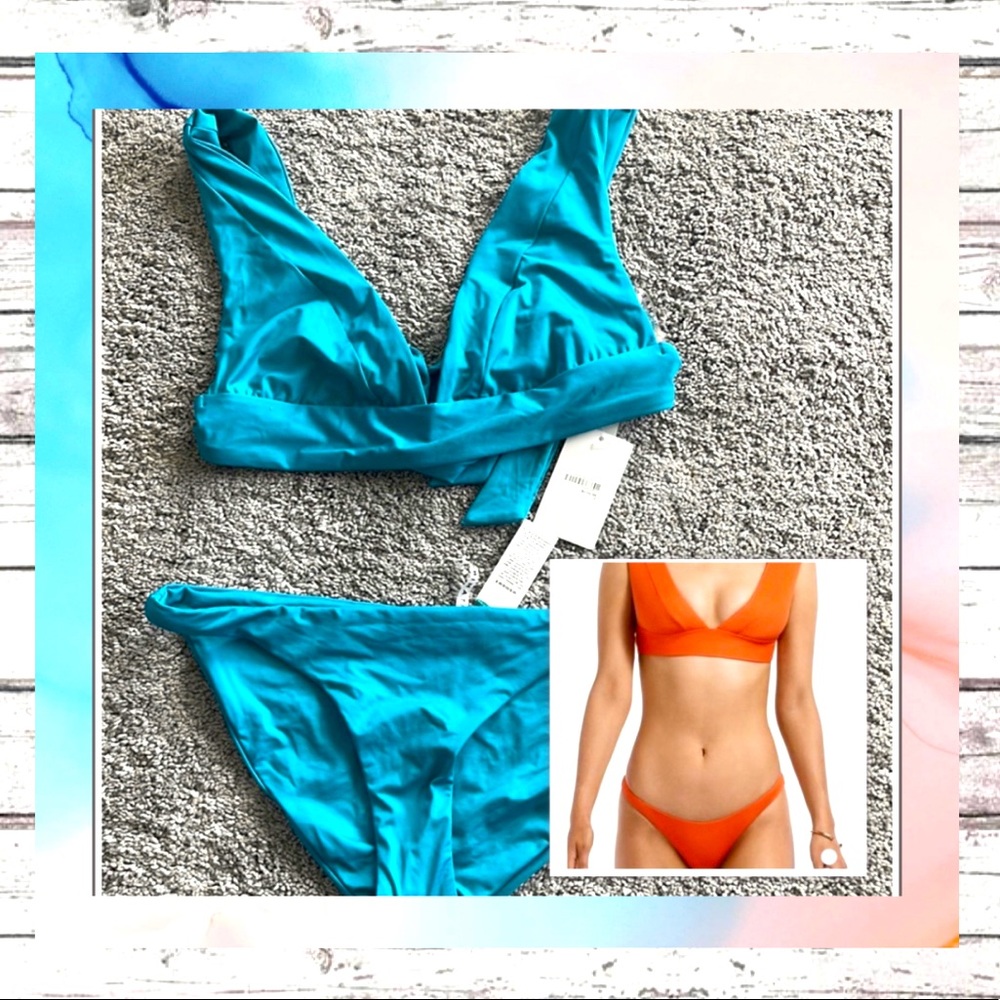 vitamin a magnolia bikini turquoise ocean bikini . NWT